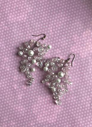 Женские серьги ручной работы / серьги хэндмейд