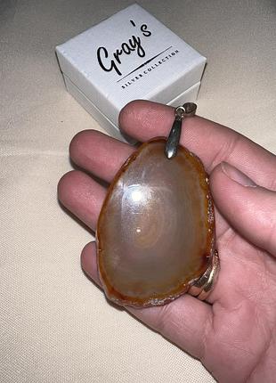 Кулон подвеска, натуральный камень