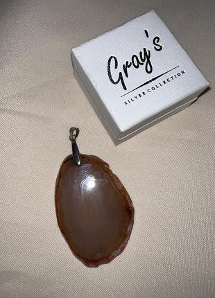 Кулон подвеска, натуральный камень