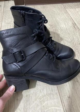 Кожаные ботинки esprit, р.36