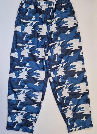 Легкі спортивні штани карго сині камуфляж камо camo tukkuporras oy фінляндія