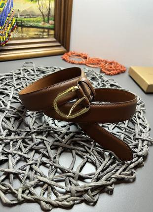 Кожаный пояс ремень ralph lauren