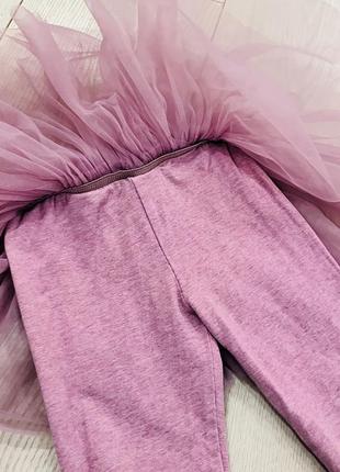 Лосины с фатиновой юбочкой5 фото
