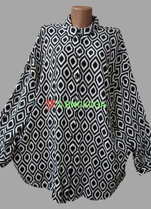 Сорочка/ туніка батал 💯% віскоза.