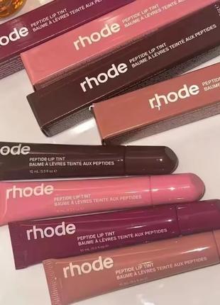 Блиск для губ rhode lip, бальзам для губ, блиск-тинт для губ