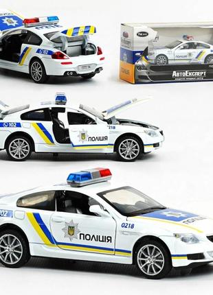 Детская машинка полиция на батарейках, подсветка, звуки, открываются двери, полицейская машинка на батарейках