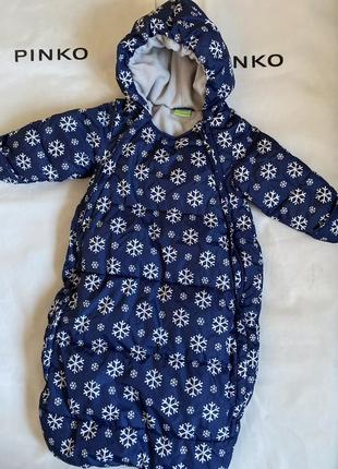 Зимовий комбінезон-мішок 6-12міс