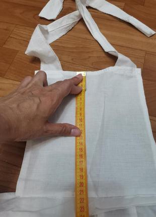 Белый фартук