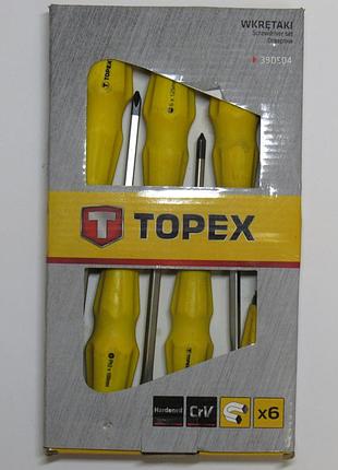 Набор ударных отверток topex 6 шт. 3