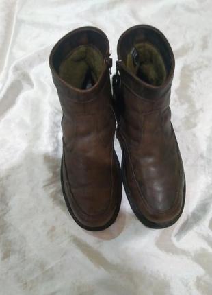 Мужские ,зимние ботинки из натуральной кожи,walking