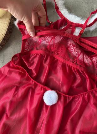 Ночная рубашка из сетки и кружева7 фото