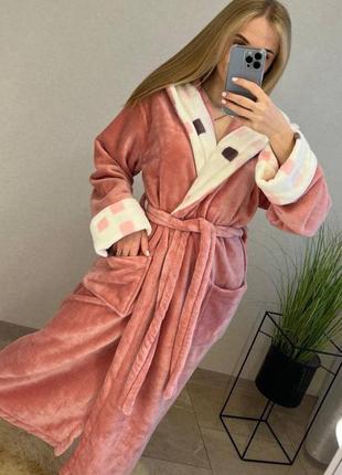 М'який затишний халатик з капюшоном