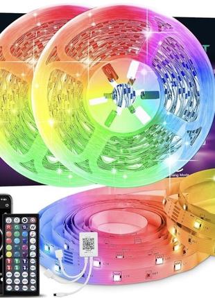 Світлодіодна rgb стрічка 20 м, 2x10 м