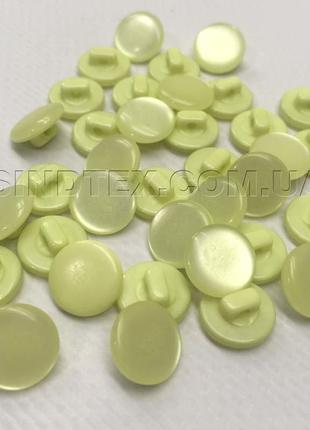 10 шт. - пуговицы блузочные на ножке ø-11мм карамелька-салатовый
