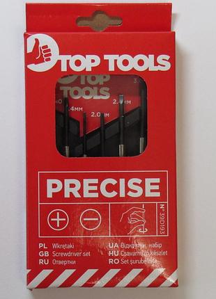 Набор отверток прецизионных top tools 3