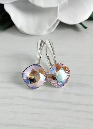 Яркие серьги swarovski