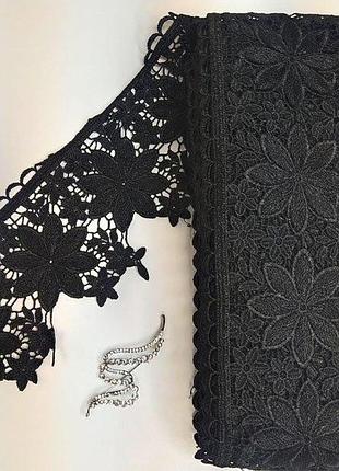 Кружево макраме sindtex 11см (13м) цвет - черный (34-c70323-2)