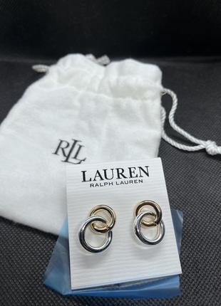 Оригинальные серьги lauren ralph lauren5 фото