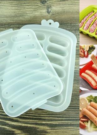 Силіконова форма для сосисок No327-2 асорті міні та стандарт