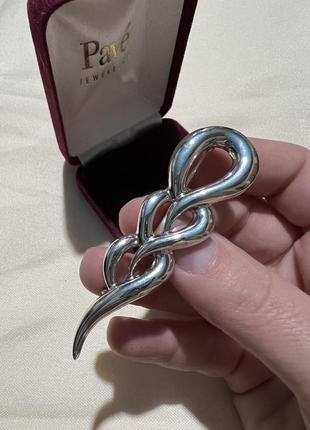 Винтаж антиквариат брошка bj бренд проби