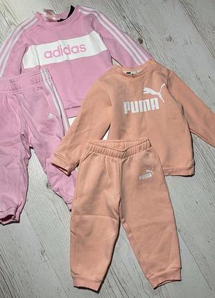 Дитячій костюм на флісі adidas оригінал!