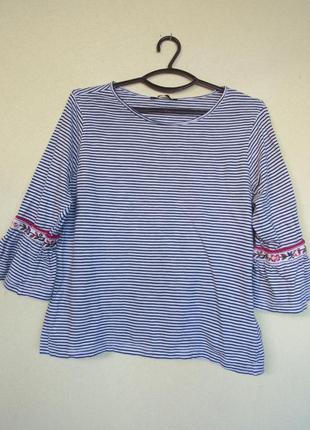 Котоновий тоненький реглан в смужку акція 1+1=3 на всі речі