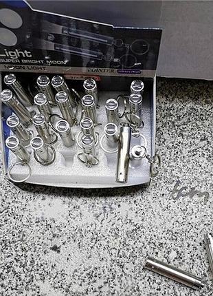 Ліхтарик-лазер світлодіодний 1led 6.5см (з бат. 3шт * табл) stenson (wep10127-8) [склад зберігання: одеса №3]