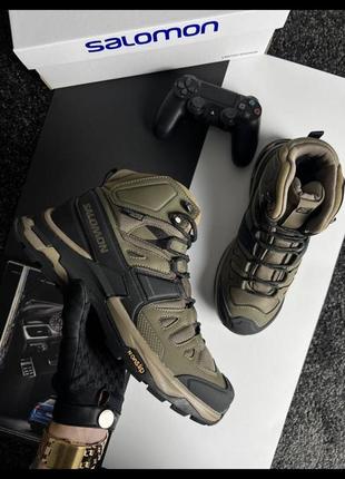 Чоловічі кросівки salomon quest 4 gtx brown fur