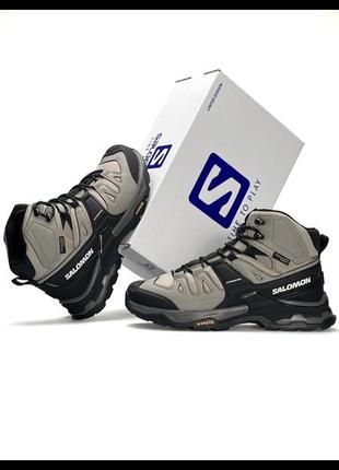 Мужские кроссовки salomon quest 4974x beige fur