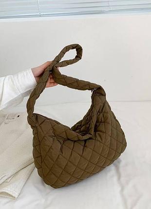 Жіноча сумка шопер через максимально вмістка