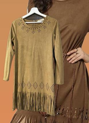 Красивое итальянское платье в стиле бохо.