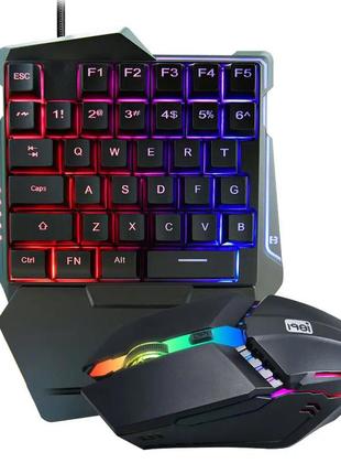 Игровая клавиатура с подсветкой + мышка 198i g506 (7772)