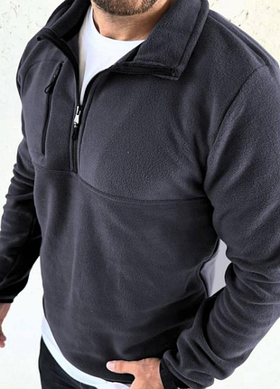 Кофта мужская, двусторонний плотный флис, 5 цветов 46-48, 50-52, 54-56, 2plgu1434-0565aве