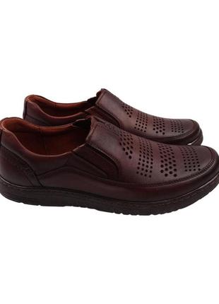 Туфлі чоловічі giorgio коричневі натуральна шкіра, 40