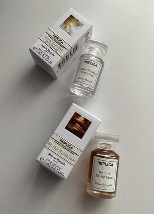 Мініатюра парфумів maison margiela lazy sunday morning та by the fireplace