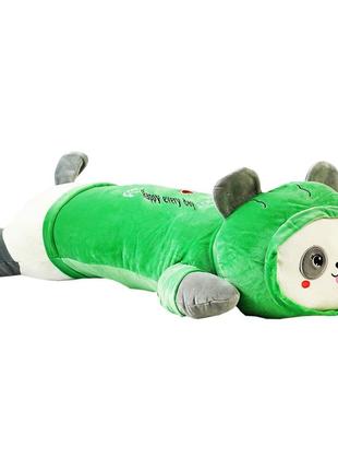 Мягкая игрушка "панда" m 14694 длина 94 см зеленый