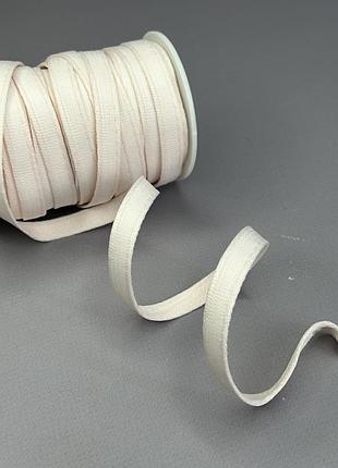 Жорстка тунельна стрічка ø 1см, моток 23 м - світлий персик