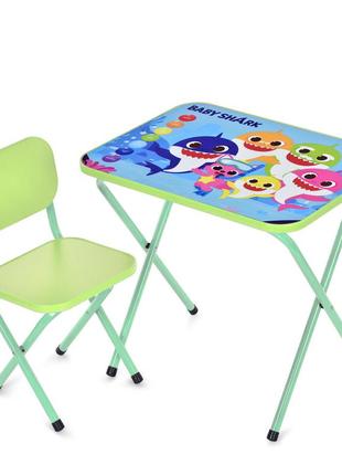 Дитячий столик bambi m 5960-5 (зі стільчиком, складний) [склад зберігання: одеса №2]