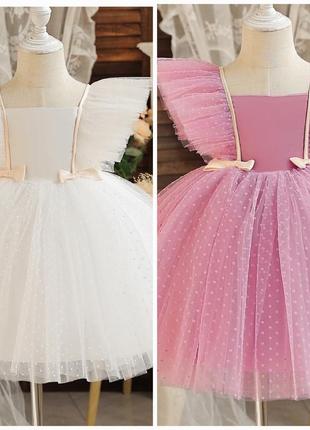 Красивое нарядное праздничное детское платье для девочки