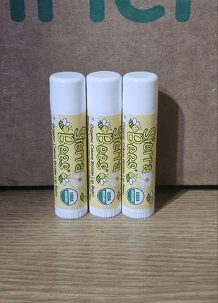 Sierra bees, органічний бальзам для губ, крем-брюле (ваніль) 4,25 г (0,15 унції)
