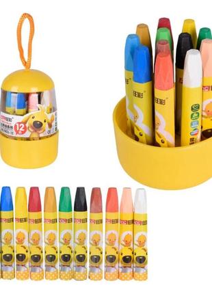 Набор детских восковых мелков ce150407 в наборе 12 цветов