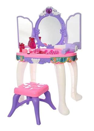 Дитяче трюмо туалетний столик для дівчинки з аксесуарами limo toy (yl80009b)