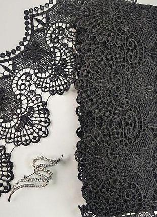 Кружево макраме sindtex 11см (13м) цвет - черный (38-d2222901-3)