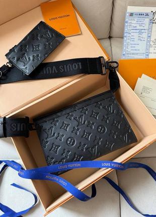 Премиальная кожаная сумка в стиле lv louis vuitton