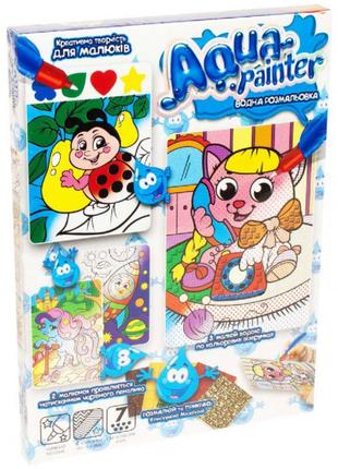 Набор креативного творчества aqp-01 "aqua painter" котенок с телефоном