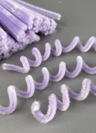 Пушистая проволока (синель) 30см - сиреневый