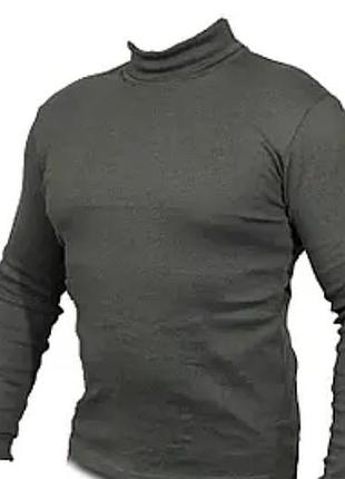 Гольфы с горловиной мужские с начесом цвета хаки,черный,синие