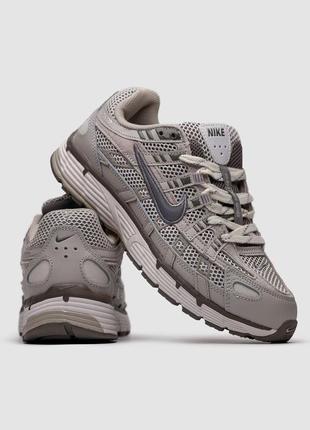 Чоловічі кросівки nike p-6000 light grey/white
