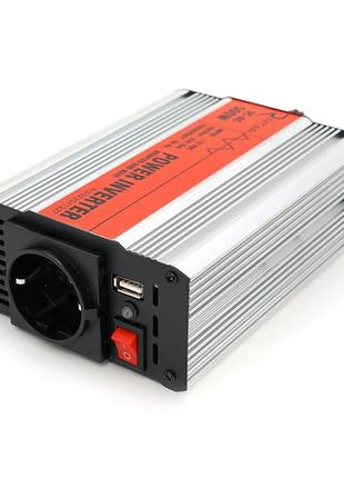 Инвертор напряжения ritar rsx-500, 12v/220v, 500w с аппроксимированной синусоидой, 1xshuko, 1xusb, клеммные