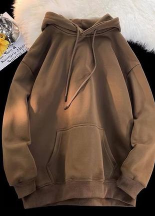 Базовое теплое худи на флисе